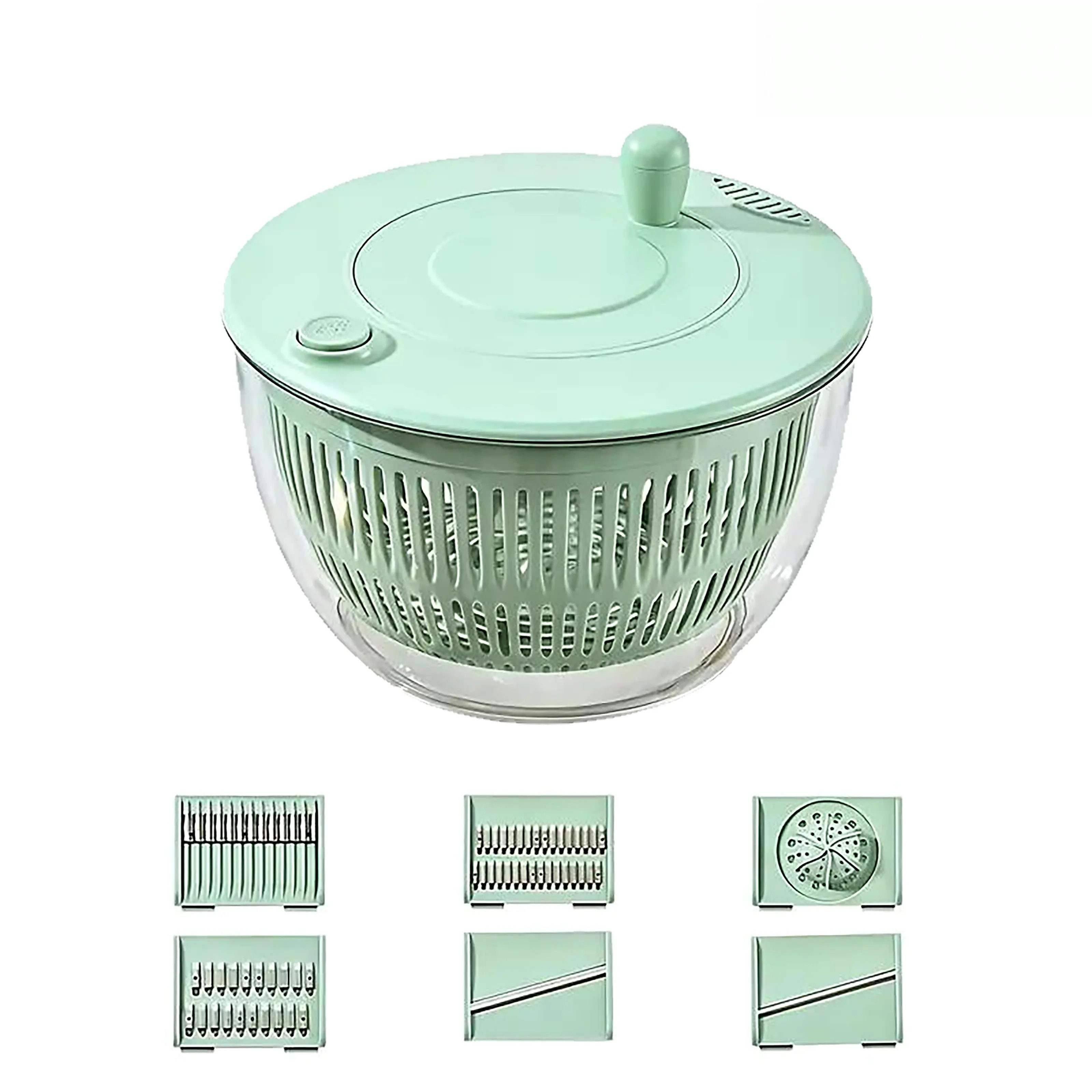 Salad Spinner Large Vegetable and Fruit Washing Bowl with Strainer